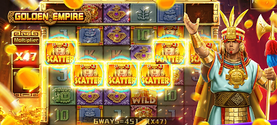 Golden Empire slot gameplay